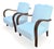 Jindrich Halabala A Pair of 1930s Art Deco “Swan Song” Armchairs in Ivory Bouclé For Sale - Image 4 of 17