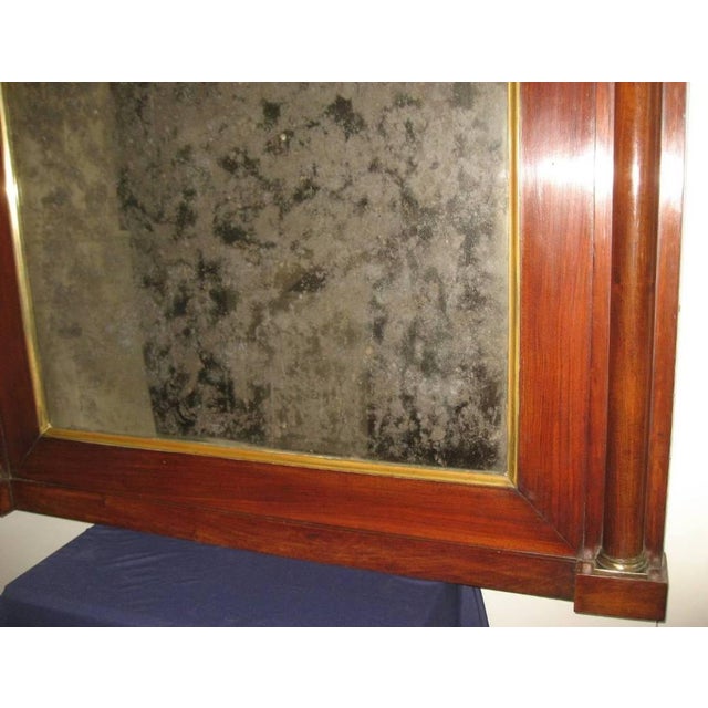 Antique Empire Style Mantelpiece Mirror, Early 19th Century For Sale - Image 5 of 16
