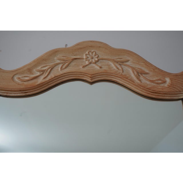 Drexel Cabernet Classics French Provincial Dresser W. Trifold Mirror For Sale - Image 10 of 18