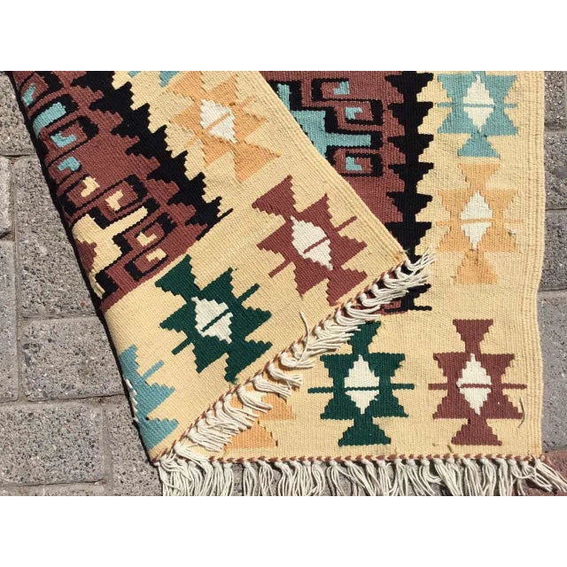 Vintage Turkish Kilim Rug - 64" X 35.5" For Sale - Image 9 of 10
