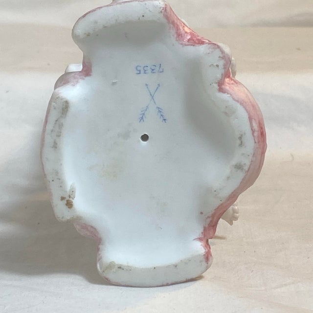 1960s 1960s Arnart Creations Cherub Porcelain Candlesticks- a Pair For Sale - Image 5 of 12