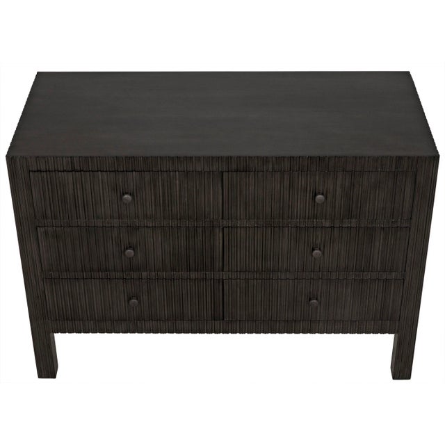 Contemporary NOIR Conrad 6 Drawer Dresser in Pale For Sale - Image 3 of 9