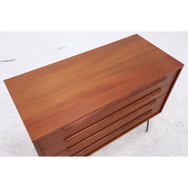 Wood Mid-Century Teak Chest of Drawers from WK Furniture For Sale - Image 7 of 13