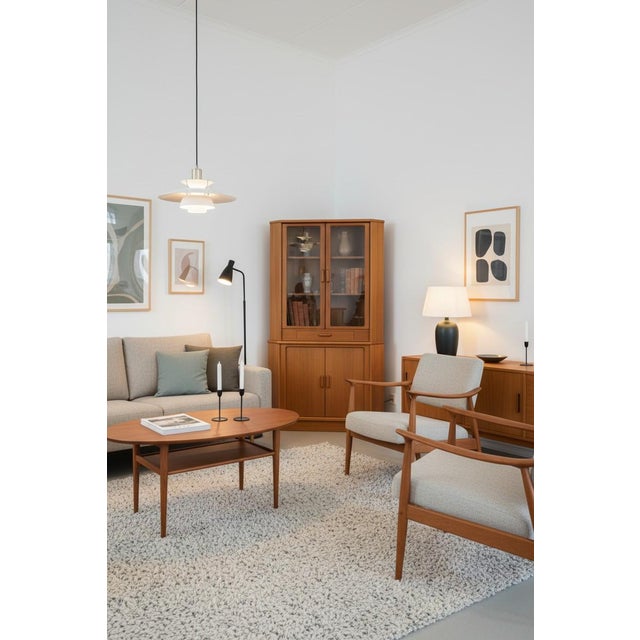 Vintage Danish Corner Cabinet in Teak from Dyrlund, 1960s For Sale - Image 12 of 16