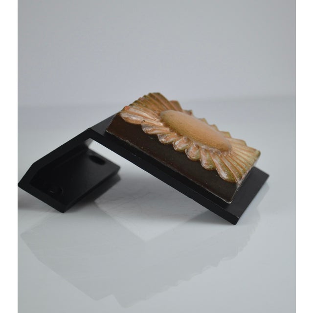 1950s Mid-Century Ceramic and Black Metal Door Handles, 1950s, Set of 2 For Sale - Image 5 of 16