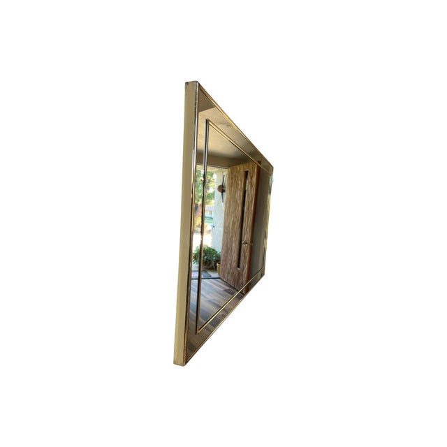 We have for your consideration a very beautiful vintage 80s postmodern wall mirror. Mirror consists of a beautiful design...