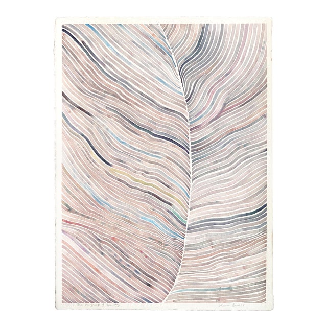 3.16 #10 - OrigiThe Language of Beauty - Original Abstract Landscape Watercolor Painting on Paper by Heidi Lowell For Sale