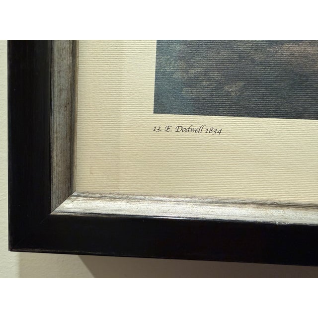 Beige Early 20th Century Edward Dodwell Prints of Ancient Mycenae and Tiryns, Greece, Framed in Museum Glass - a Pair For Sale - Image 8 of 18