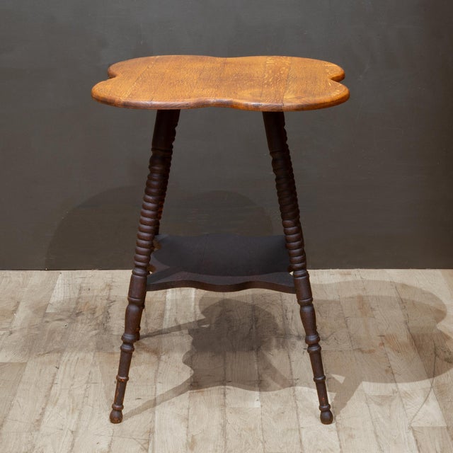 Victorian Antique Victorian Clover Top Parlor Table c.1890 For Sale - Image 3 of 8