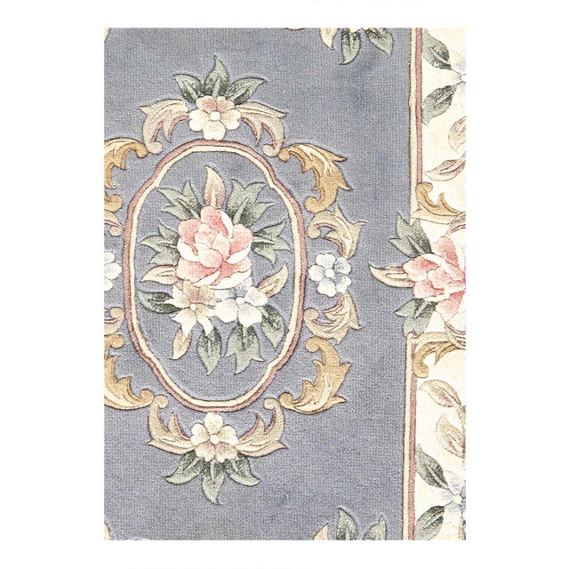 Traditional Pasargad DC Fine Hand Knotted Chinese Abusson Rug For Sale - Image 3 of 3