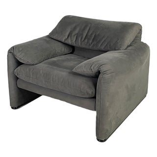 Modern Italian Maralunga Chair by Vico Magistretti for Cassina, 1970s For Sale