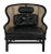 Noir NOIR Marabu Chair, Charcoal Black with Leather For Sale - Image 4 of 5