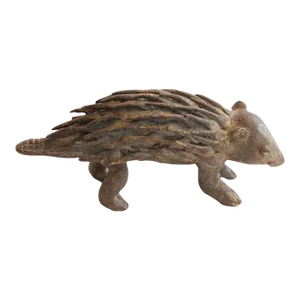 Vintage African Porcupine Sculpture
