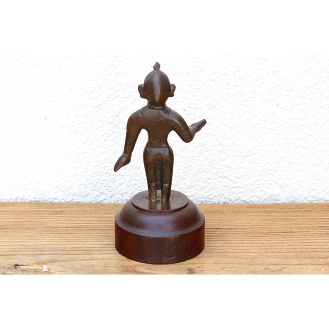 19th Century Antique Mounted Jain Yaksha Guardian For Sale - Image 5 of 9