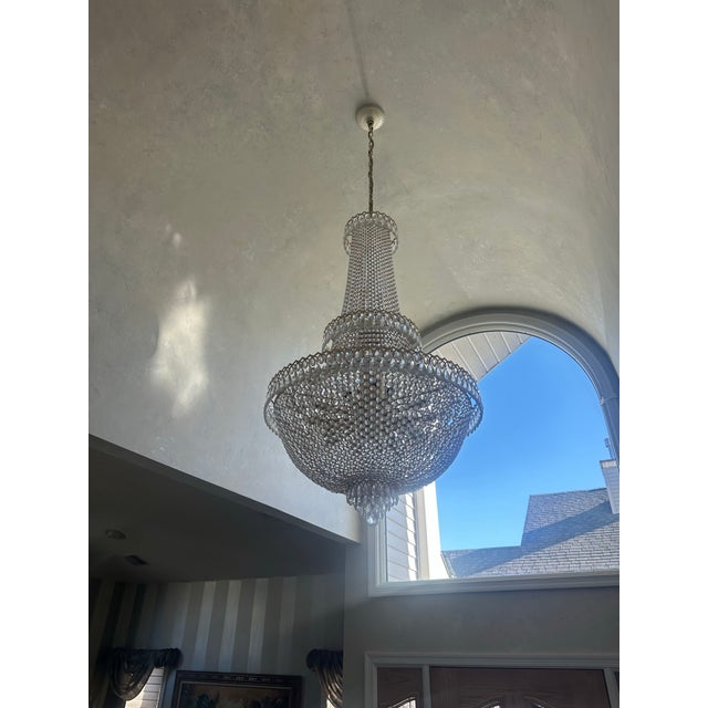 Late 18th Century Schonbek Camelot 2638 41-Light Crystal Chandelier For Sale - Image 4 of 4
