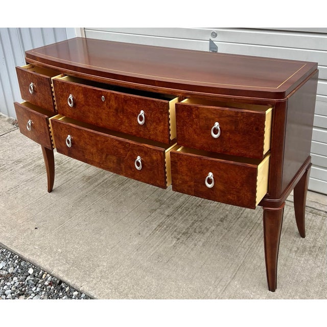 Thomasville Bogart Collection Bel Air Burled Sideboard Buffet For Sale In New York - Image 6 of 12