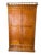 Early 20th Century French Belle Époque Faux Bamboo Bird's-Eye Maple Armoire For Sale - Image 4 of 14
