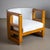 Wood Mid-20th Century Art Deco Armchair, France For Sale - Image 7 of 7