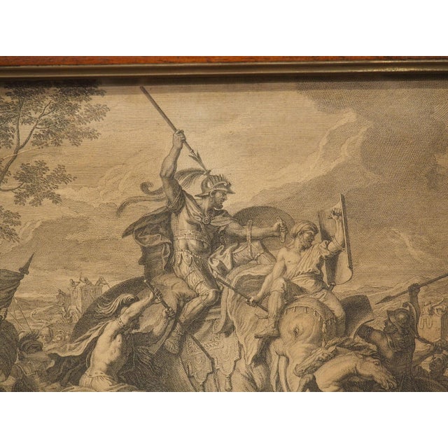 Pair of 18th Century French Lithographs, Battle Scenes With Alexander the Great For Sale - Image 15 of 18