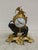 Gilt Bronze Desk Clock with Elephant Angel Decor For Sale - Image 9 of 18