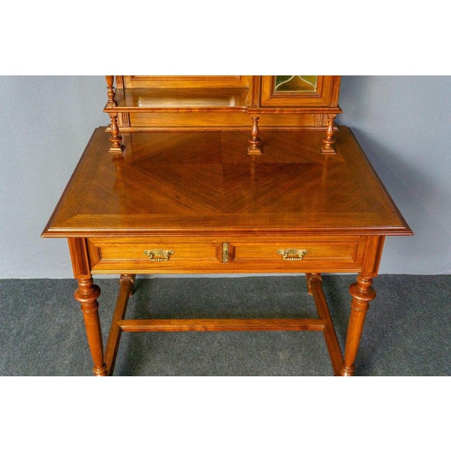 Art Nouveau Desk in Pine For Sale - Image 11 of 18