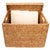 Artifacts Rattan Lidded Storage Box For Sale - Image 4 of 4