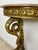 Wood Italian Giltwood Demi-Lune Table with Marble Top, 1950 For Sale - Image 7 of 9