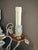 Pair of Maison Bagues wall sconces. Crystal birds with whimsical vines and crystal leaves and other crystal floral detail....