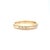 Art Deco Vintage Retro Two Tone Gold Keepsake Orange Blossom Wedding Band, Ring Size 7 For Sale - Image 3 of 10