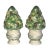 Traditional Vintage Fitz and Floyd Winter Garden Topiary Salt & Pepper Shakers- a Pair For Sale - Image 3 of 8
