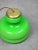 Mid-Century Italian Green Brass and Glass Pendant Lamp For Sale - Image 9 of 11