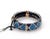 Contemporary Nouvelle Bague Diamond Blue Enamel 18k & Sterling Bracelet For Sale - Image 3 of 7