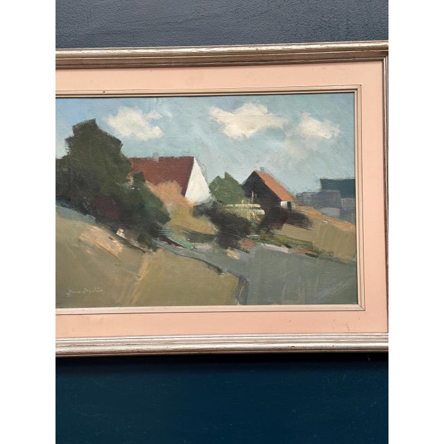 Arne Aspelin, Swedish Landscape, 1960s, Oil on Canvas, Framed For Sale - Image 8 of 10