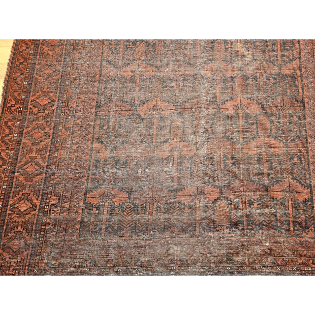 19th Century Hand-Knotted Afghan Gallery Rug in Allover Geometric Pattern For Sale - Image 15 of 18