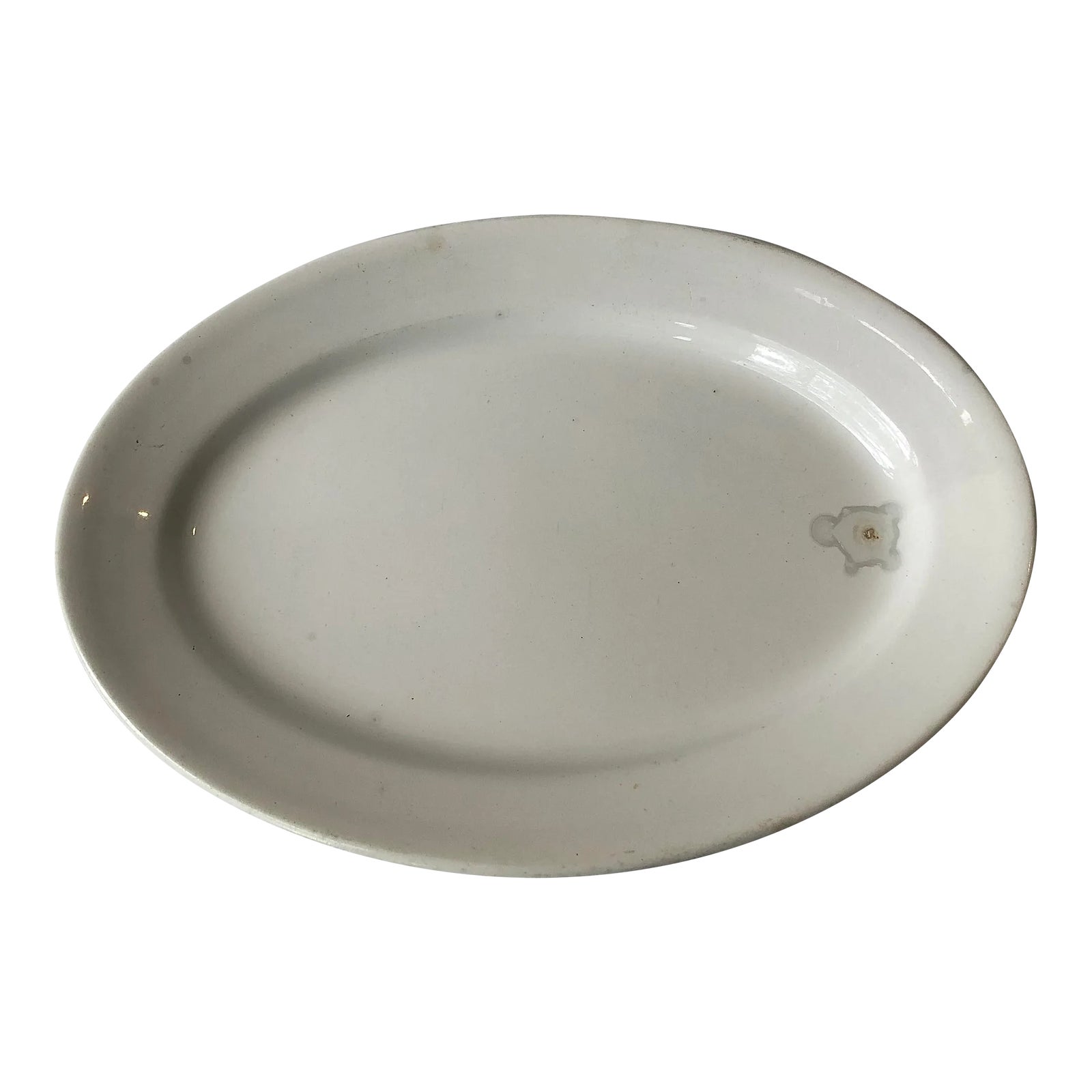 Antique English Alfred Meakin Ironstone Platter | Chairish