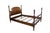 American Antique Early American Colonial Style Mahogany 4 Post Acorn Finial Full Size Bed For Sale - Image 3 of 18