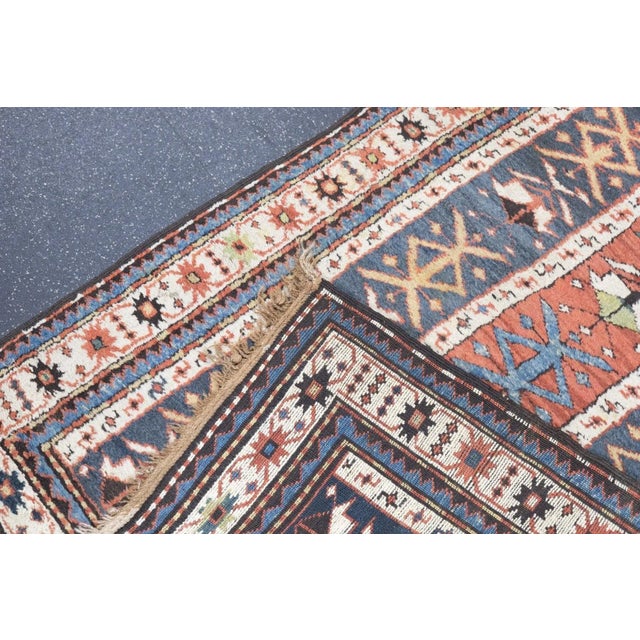 SW Caucasus/Armenia. Boldly patterned, strongly colored, totally geometric, all wool, coarse to moderate weave, medium to...