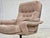 Danish Swivel Armchair in Beige Furniture Fabric, 1970s For Sale - Image 17 of 18