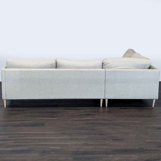 2000 - 2009 BoConcept Cream Sectional Sofa With Chaise For Sale - Image 5 of 9