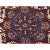 1950 8'7"x11'2" Turkey Red Wool Vintage Persian Bakhtiari Hand Knotted Oriental Rug For Sale - Image 12 of 12