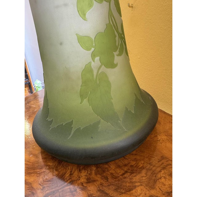 Antique Vase with Mohnblüten by Emile Gallé, 1890s For Sale - Image 5 of 8
