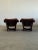 Brown 1970s Scandinavian Leather Lounge Chairs- a Pair For Sale - Image 8 of 12