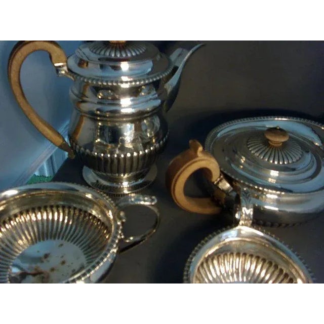 1812 English Regency Sterling Silver Tea and Coffee Service by William Edwards - Set of 4 For Sale - Image 10 of 11