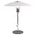 Table Lamp with White Metal Shades and Nickel-Plated Frame by Lyfa, 1940s For Sale - Image 12 of 12