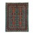 Turquoise Tree of Life Tribal Wool Area Rug, 4'11" X 6'6" For Sale