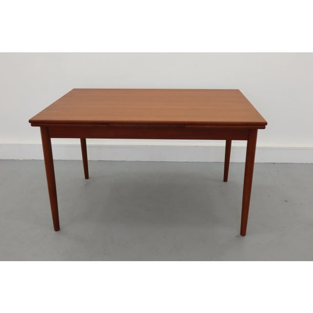 Mid-Century Danish Teak Extending Dining Table from Am Mobler For Sale - Image 12 of 15