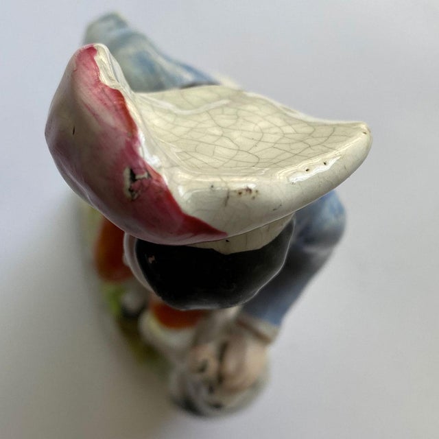 Mid 19th Century 19th Century English Staffordshire Pottery Flatback Figural Group, Gentleman With a Dog For Sale - Image 5 of 8