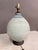 Blue Late 20th Century Large Vase Crackle Glaze Hand Painted Pottery Lamp For Sale - Image 8 of 10