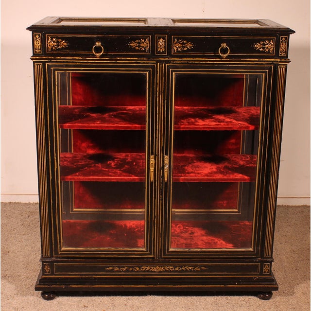 Napoleon III Collectors Display Case For Sale - Image 18 of 18