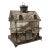 Antique 19th Century French Tole & Wire Victorian House Form Bird Cage For Sale